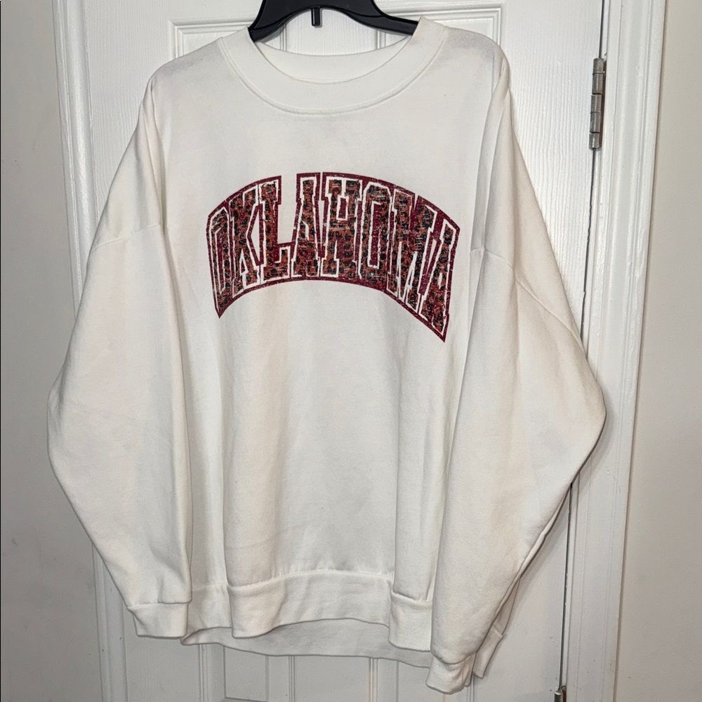 White Oklahoma Sweatshirt